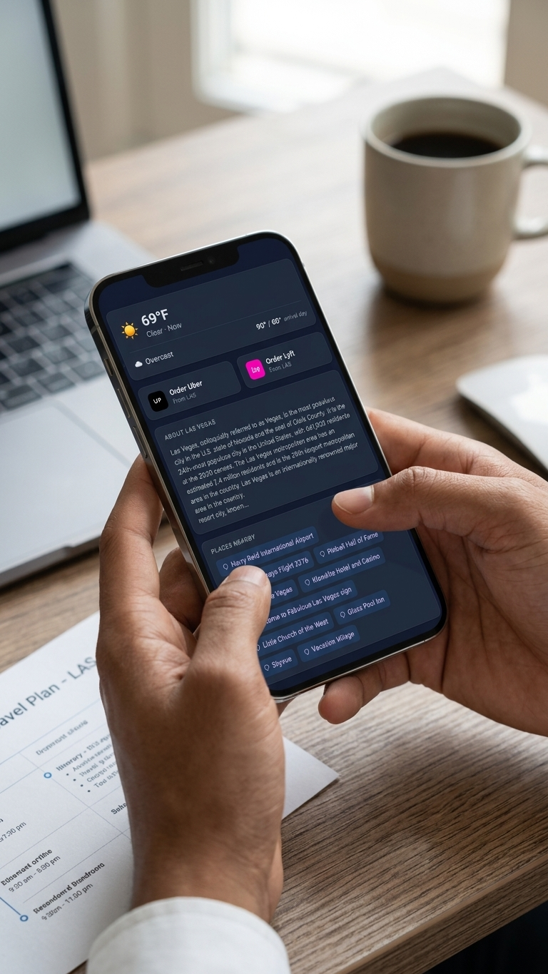 Uber and Lyft ride booking options at arrival airport